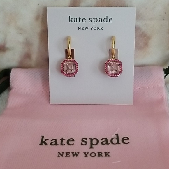 kate spade Jewelry - New kate Spade Pavé Crystal Drop Earrings